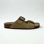 Raven SoftStep Suede Buckle Slides - Image 2
