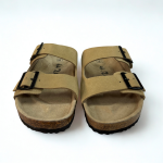 Raven SoftStep Suede Buckle Slides - Image 4