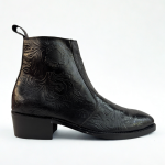 Raven Imperial Black Embossed Boots - Image 2